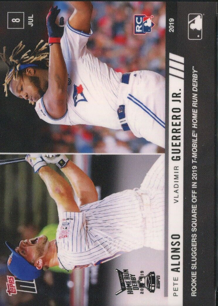 2019 Topps Now #492 Base (w/P. Alonso - Print Run: 2,007)